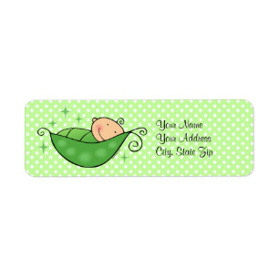 Pea In My Pod Custom Label