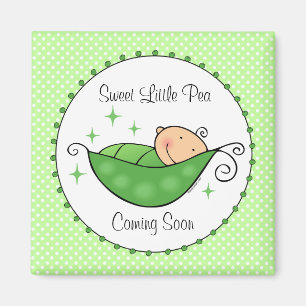 Pea In My Pod Personalised Magnet