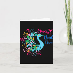 Pea Mahjong Cheers Bird Bam Chinese Mah Jong Wine  Card