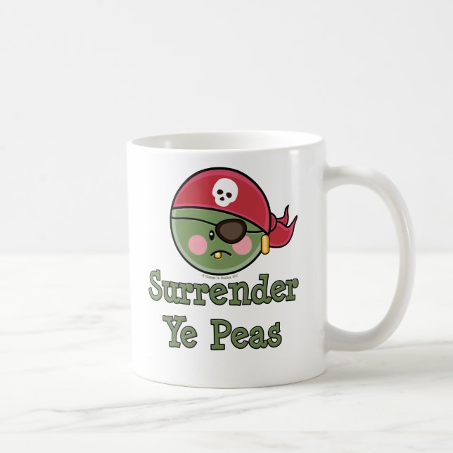 Pea Pirate Funny Cup (Right)
