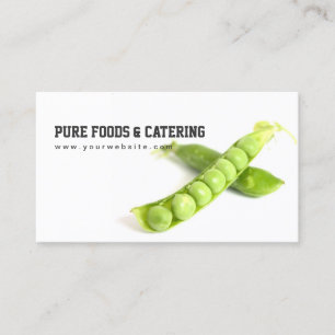 Pea Pod Pure Foods & Catering Business Card