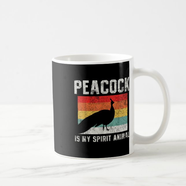 Pea Retro Vintage  Coffee Mug (Right)