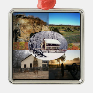 Pea Ridge National Military Park Metal Tree Decoration