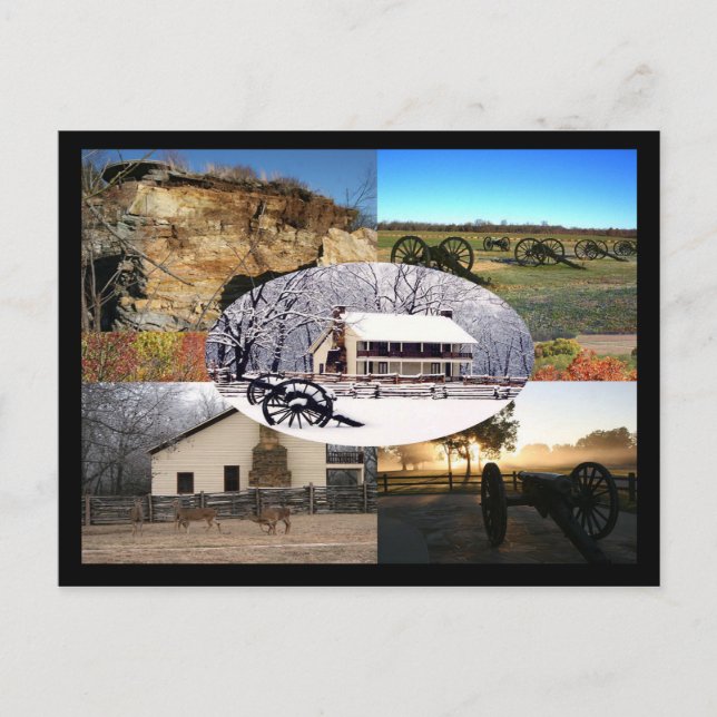 Pea Ridge National Military Park Postcard (Front)