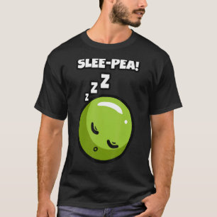 Pea Vegetarian Sleeping Seed Pod Flowering Plant V T-Shirt