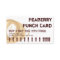 Peaberry Coffee Drink Punch Card
