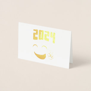 Peace 2024 Love Foil Card