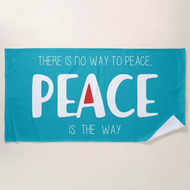 Peace 2 beach towel (Front)