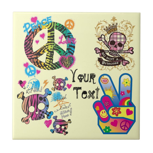 Peace 2 Tile (Front)