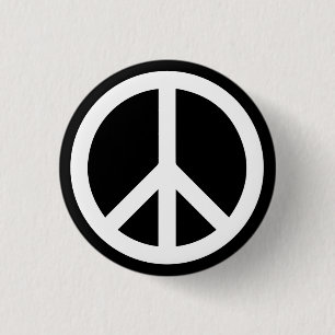 Peace 3 Cm Round Badge