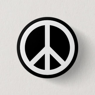 Peace 3 Cm Round Badge