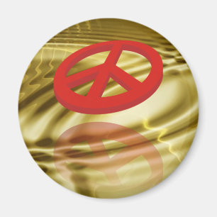 Peace 3D / reflexion Magnet