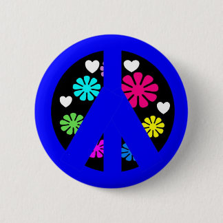 Peace 6 Cm Round Badge