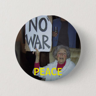 PEACE 6 CM ROUND BADGE