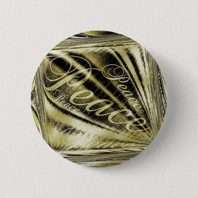 PEACE 6 CM ROUND BADGE (Front)