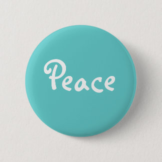 Peace 6 Cm Round Badge