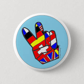 Peace! 6 Cm Round Badge