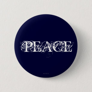Peace 6 Cm Round Badge