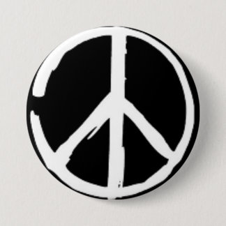 peace 7.5 cm round badge