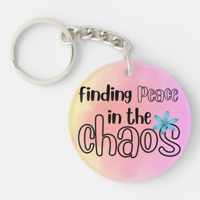 Peace Acrylic Keychain (Front)