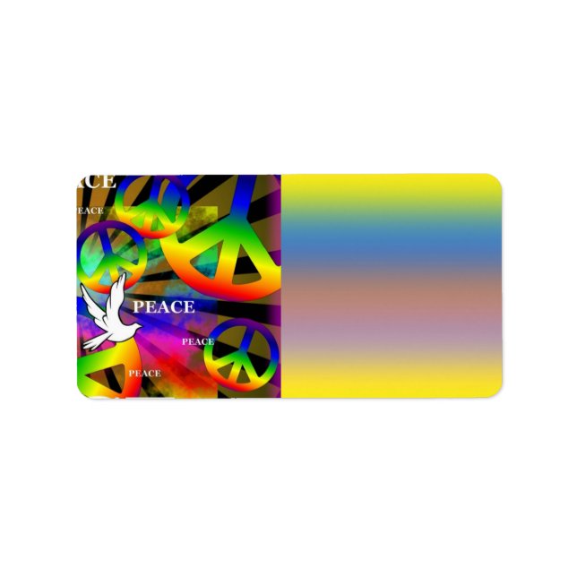 Peace Address Label (Front)