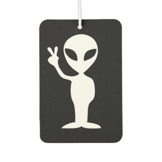 Peace Alien Car Air Freshener