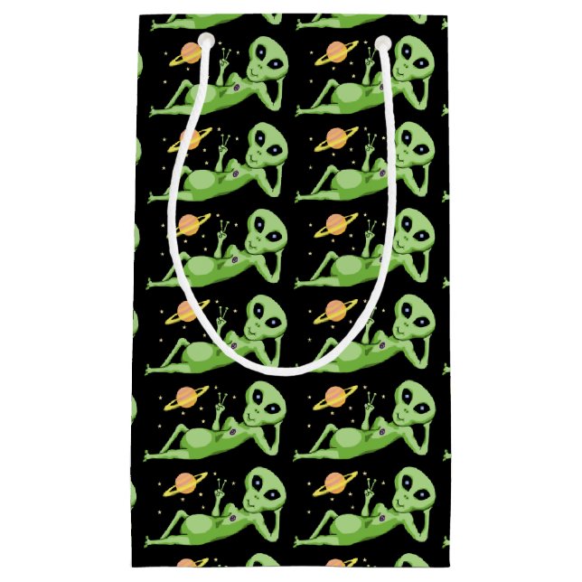 Peace Alien Gift Bag (Front)