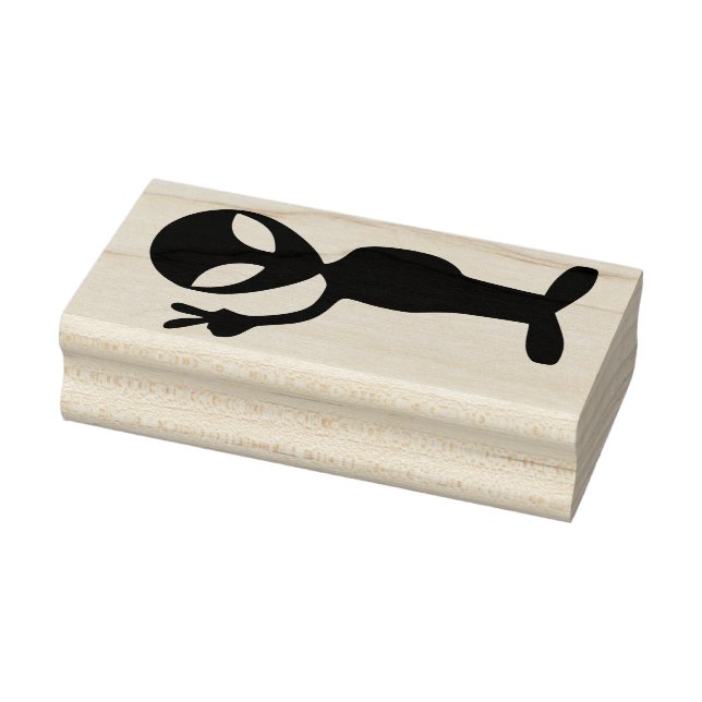 Peace Alien Rubber Stamp (Stamp)