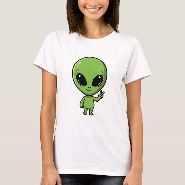 Peace Alien T-Shirt (Front)