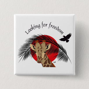 Peace an Freedom for all Buttons