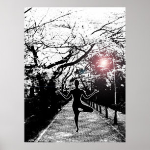 Peace and Balance - Yoga Artwork Poster