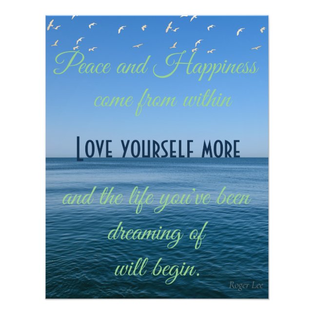 Peace and Happiness  Photo Print (Front)
