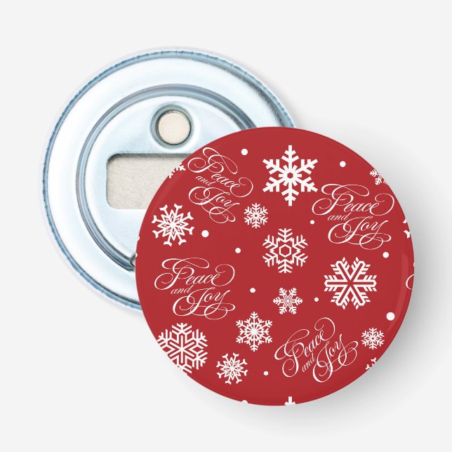 Peace and joy bottle opener (Front)