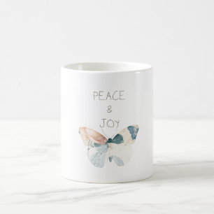 Peace and Joy Butterfly Coffee Mug