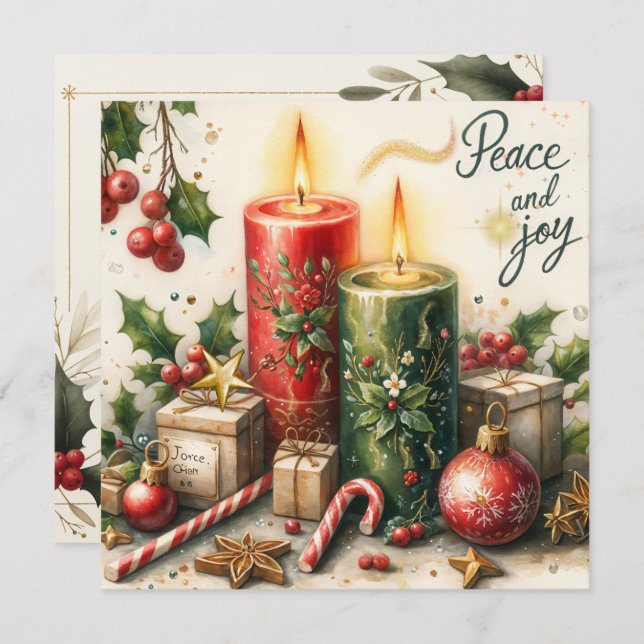 Peace and Joy Christmas (Front/Back)