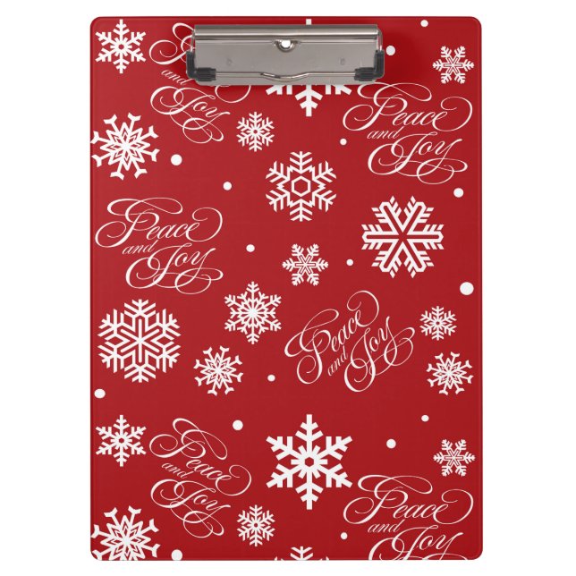 Peace and joy clipboard (Front)