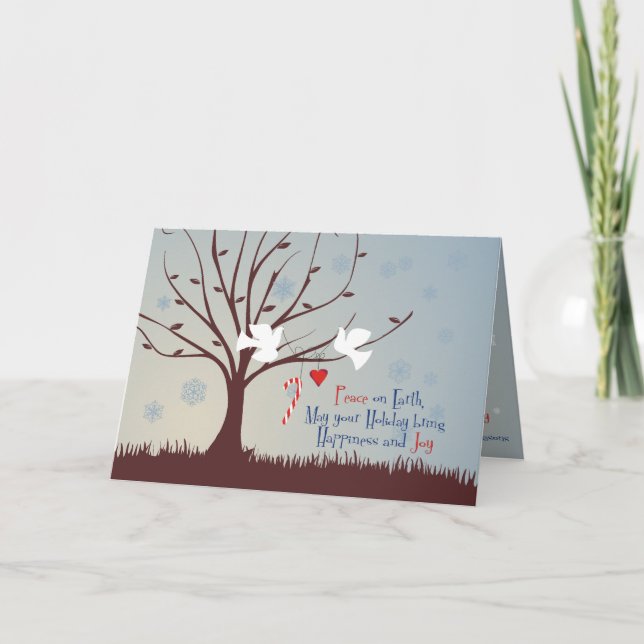 Peace and Joy Holiday Card (Front)