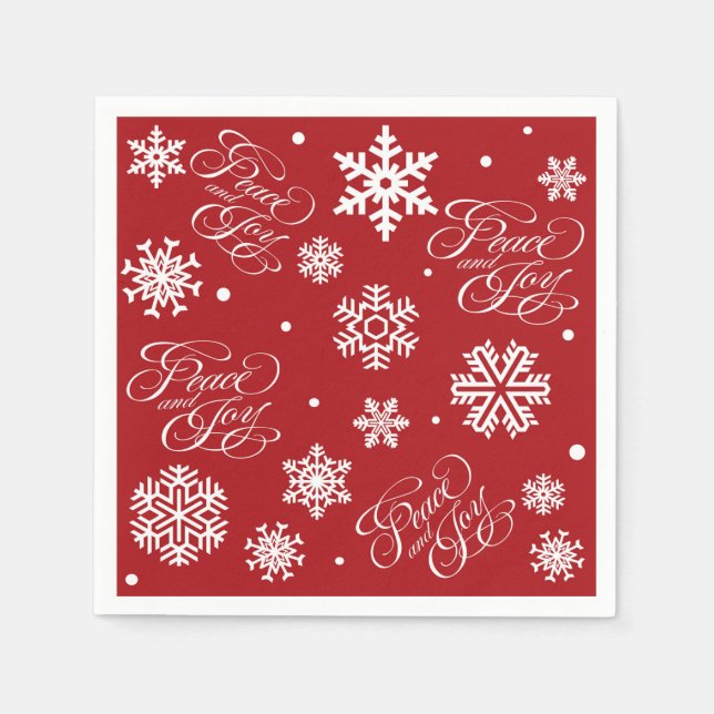 Peace and joy napkin (Front)