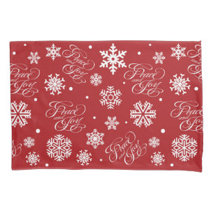 Peace and joy pillowcase