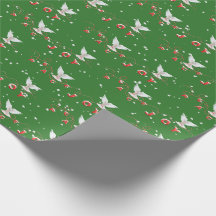 Peace and Joy White Doves With Snowflakes