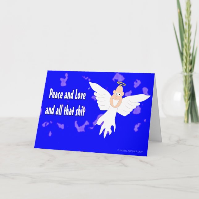 Peace and Love and all that S*** Holiday Card (Front)
