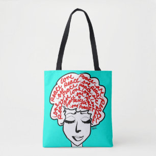 Peace and Love Canvas Bag