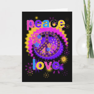 Peace and Love Greeting Card