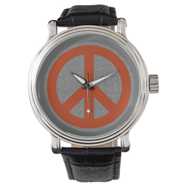 peace and love hour watch (Front)