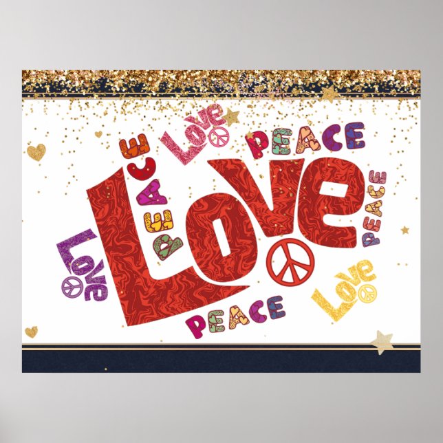 Peace and Love Mashup Poster (Front)