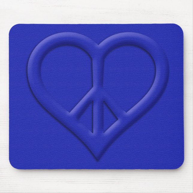 Peace and Love Mousepad (Front)