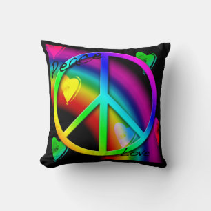 Peace and Love Pillow