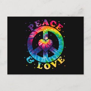 Peace and Love Postcard