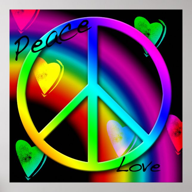 Peace and Love Poster (Front)