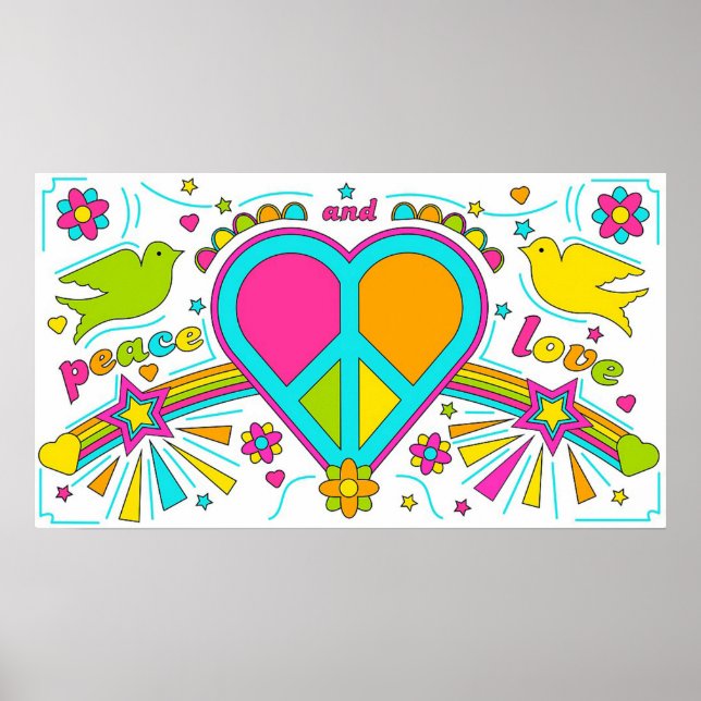 Peace and Love Poster (Front)
